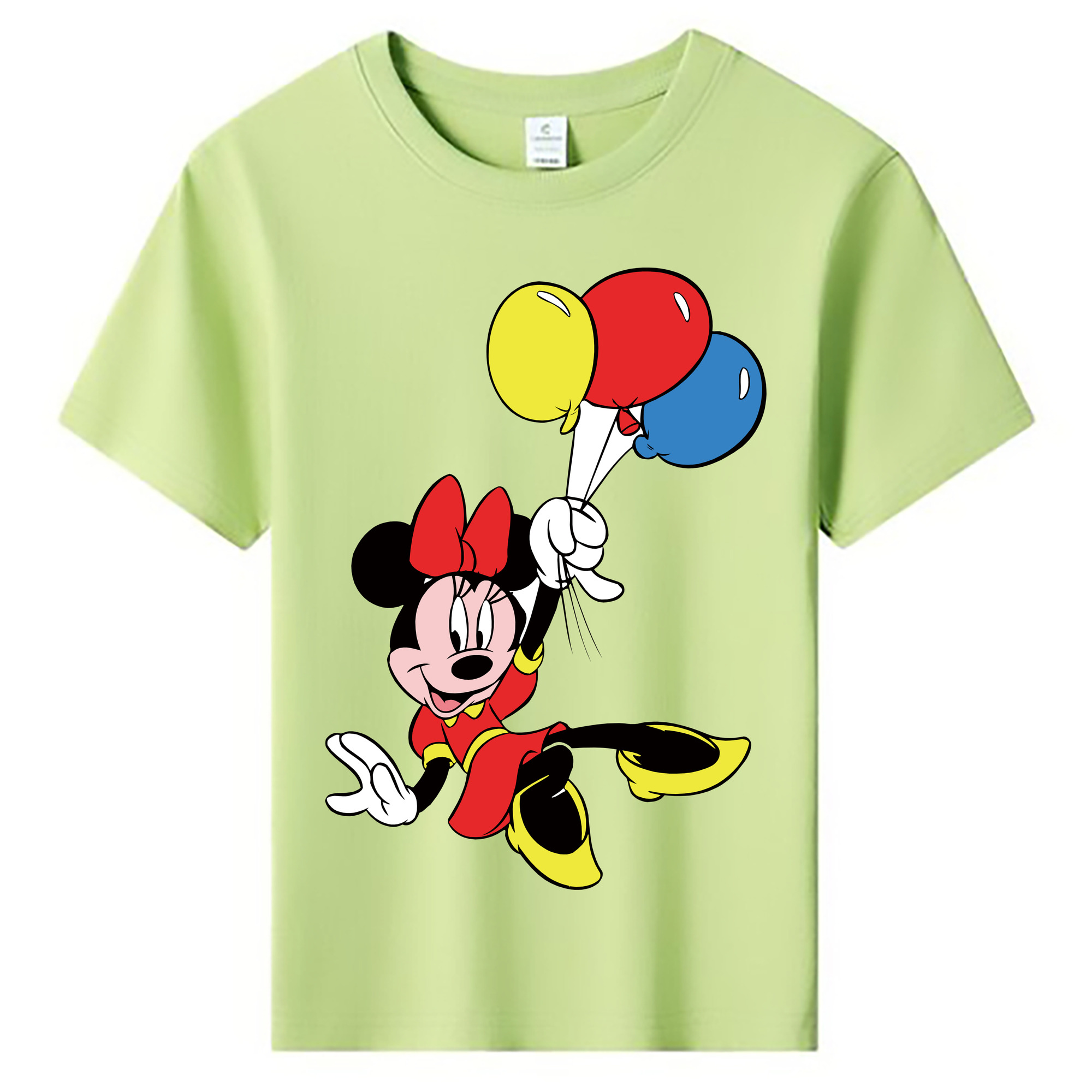ミッキーマウス Mickey Mouse 綿100％キッズTシャツ（フロントプリント）